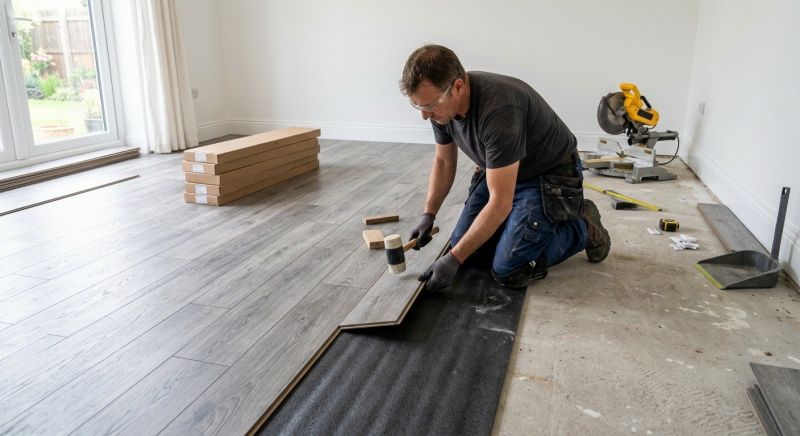 Laminate Floor Installation in Mequon, WI