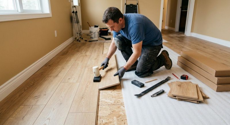 Laminate Floor Installation in Port Washington, WI
