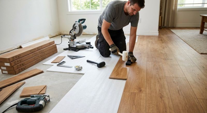 Laminate Floor Replacement in Jackson, WI