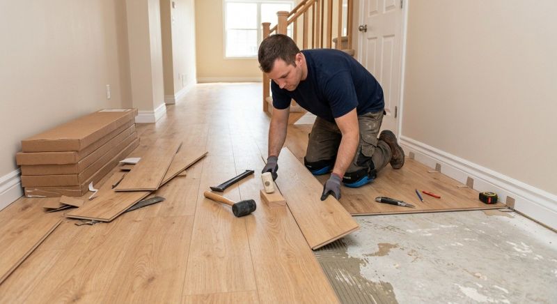 Laminate Floor Replacement in West Bend, WI