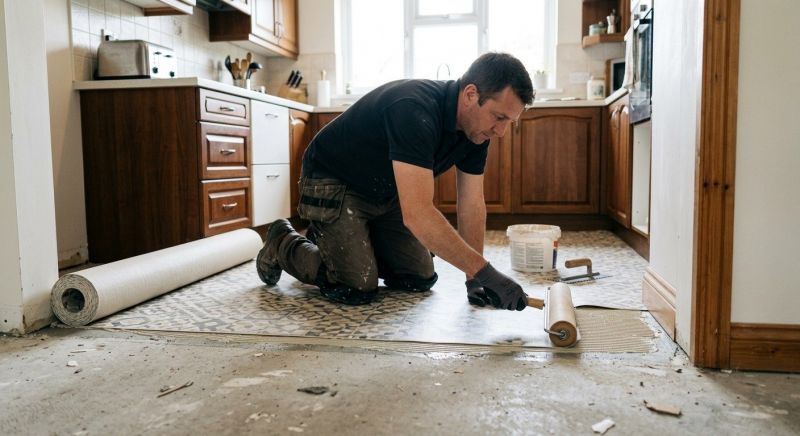 Linoleum Floor Installation in Hartford, WI