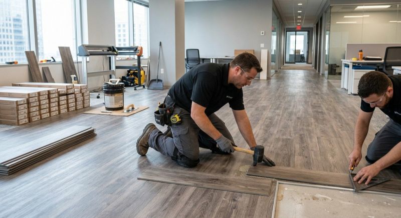 Linoleum Floor Installation in Hartland, WI