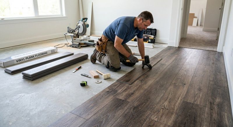 Linoleum Floor Installation in Jackson, WI