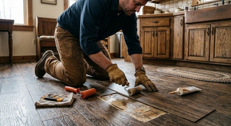 Linoleum Floor Installation in Menomonee Falls, WI