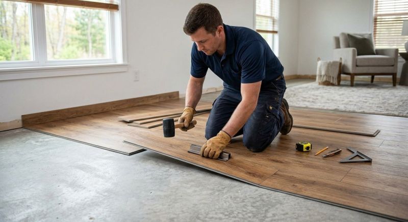 Luxury Vinyl Tile Installation in Fredonia, WI