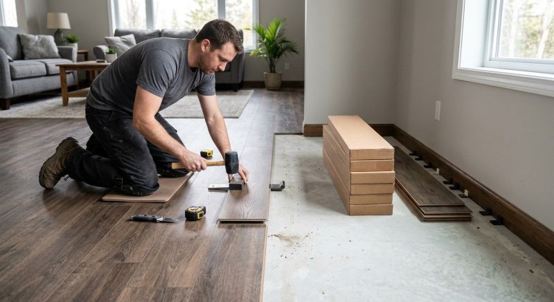 Luxury Vinyl Tile Installation in Hartland, WI
