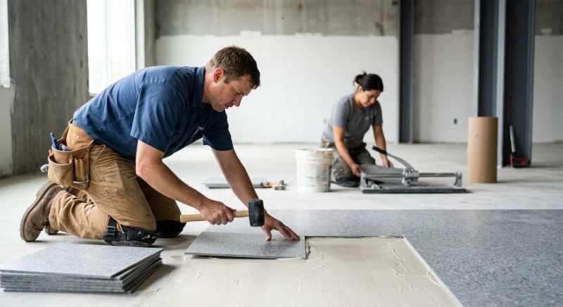 Lvt Flooring Installation in Fredonia, WI