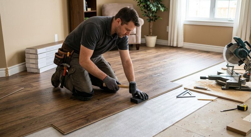 Plank Laminate Installation in West Bend, WI