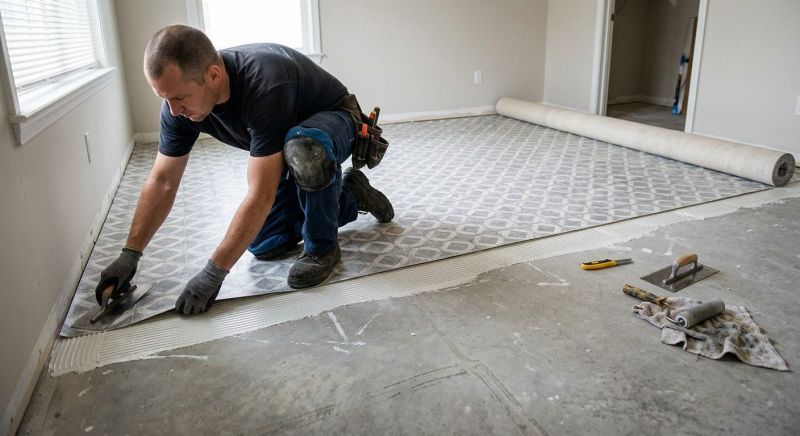 Sheet Flooring Installation in Brookfield, WI
