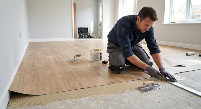 Sheet Flooring Installation in Grafton, WI