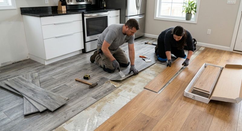 Vinyl Floor Replacement in West Bend, WI