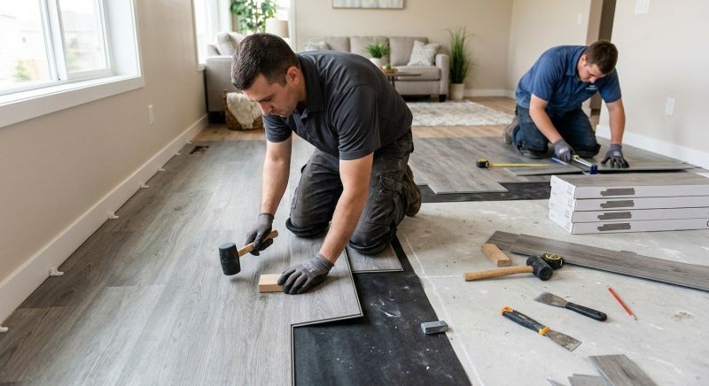 Vinyl Flooring Installation in Hartford, WI