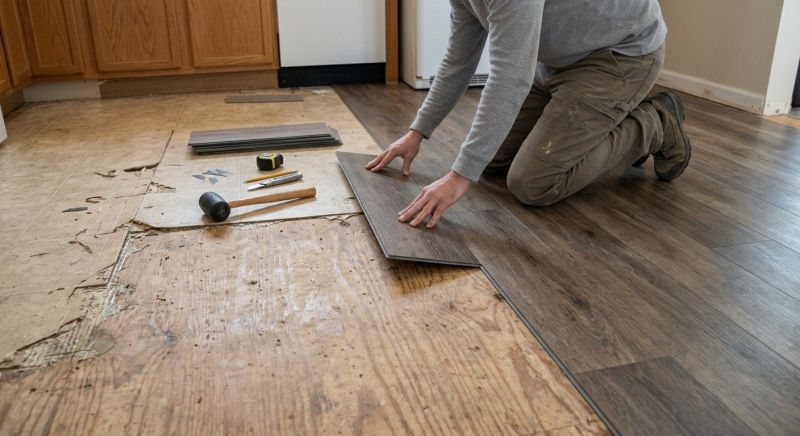 Vinyl Flooring Installation in Lomira, WI
