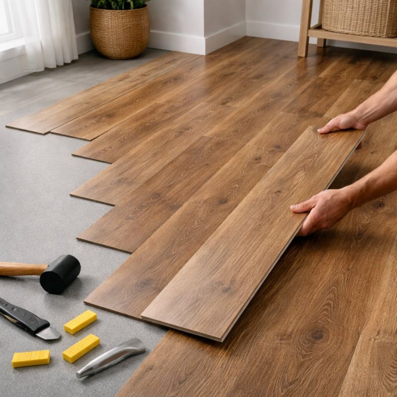 Vinyl Plank Floor Installation in West Bend, WI